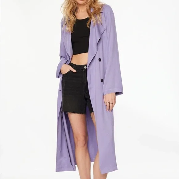 Dynamite Maxi Trench Jacket - Size XS - Picture 8 of 10